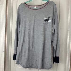 Lane Bryant Cacique Sleep Shirt Woman Plus 18/20 Deer Gray